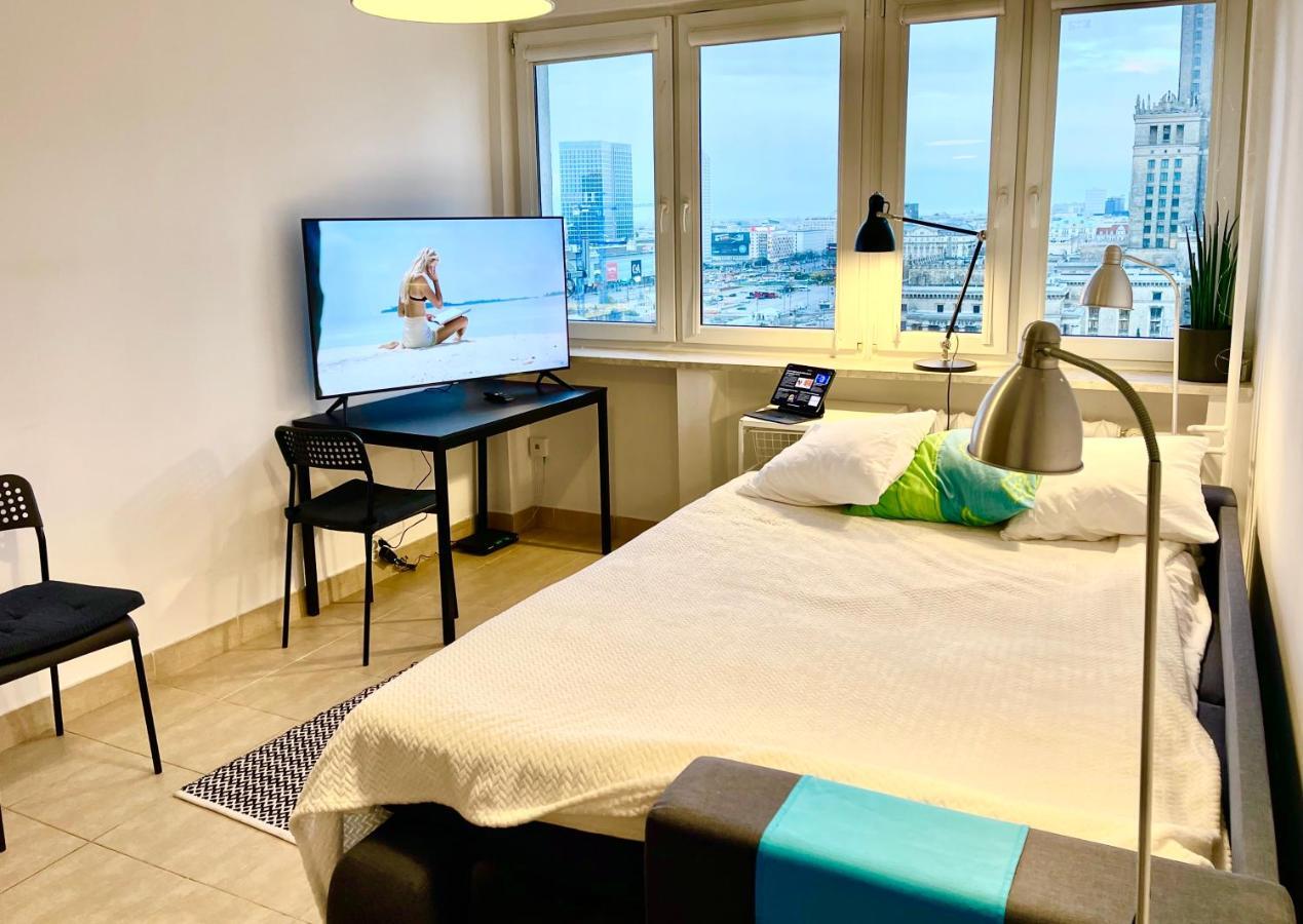 Super Apartament Palace 2X Metro Fast Wifi 500 Mbs Netflix Appletv Smarttv Panorama Miasta ワルシャワ エクステリア 写真