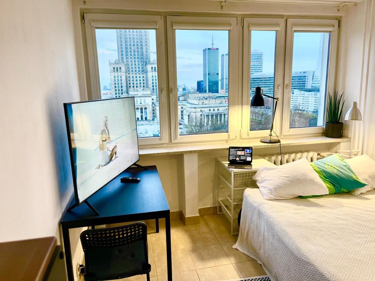 Super Apartament Palace 2X Metro Fast Wifi 500 Mbs Netflix Appletv Smarttv Panorama Miasta ワルシャワ エクステリア 写真